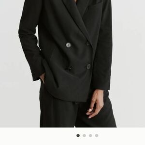 Jenni Kayne Black Double-Breasted Blazer & matching Pants